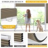 LazBlinds Cordless Cellular Shades, Blackout Honeycomb Shades with 1.5 inch