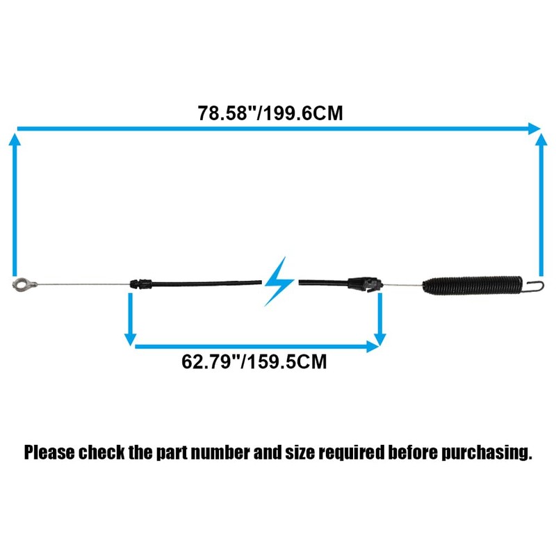 Diskary 532435110 Deck Engagement Cable Fits for Husqvarna Craftsman Poulan