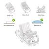 YUTOKEER 4 Pin 8mm SMD LED Connector Kit - 20