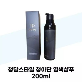 Cheongadahn [청아단] 청담스타일 청아단 컬러체인지 염색샴푸 200ml 자연갈색 x 4개 Cheongadon Cheongdam Style Color Change Shampoo 200ml Natural Brown x 4