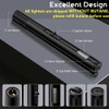 LcFun 2 Pack Torch Lighters Refillable Butane Lighter with Visible