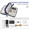 Teskyer Electronics Accessories Organiser Bag, Waterproof Cable Organiser Bag, Travel