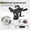LIZEWEI GY20986 Deck Drive Belt Idler Arm Plate Kit with