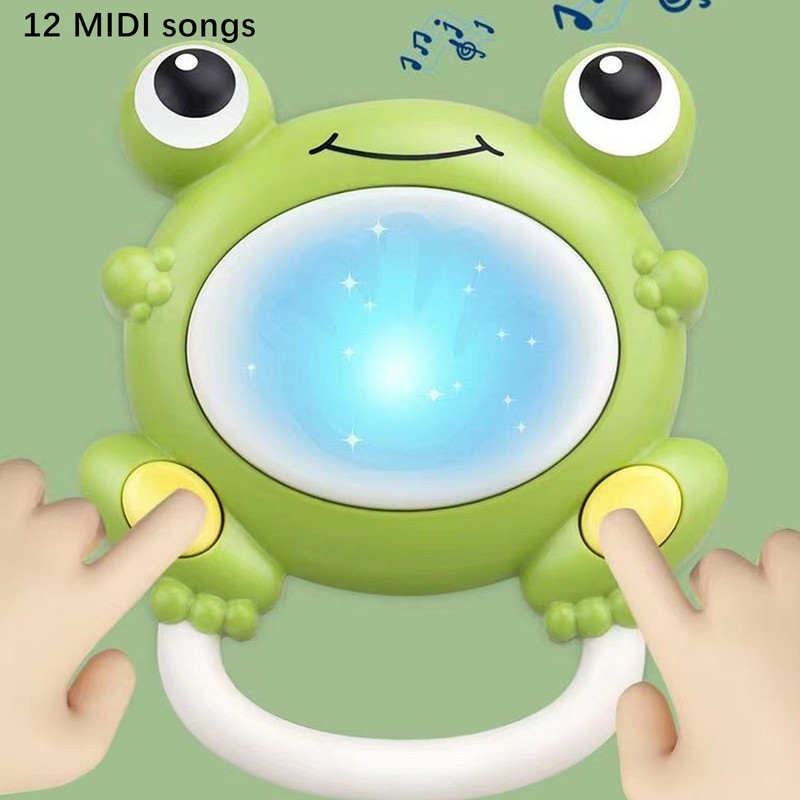 Baby Light Up Drum Electronic Cartoon Educational Musical Light Drum