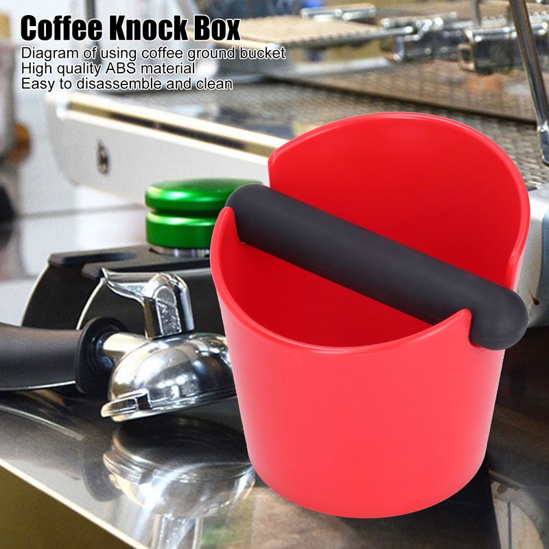 Non Slip Coffee Knock Box Coffee Grounds Bucket Container Dump
