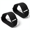2PCS Ellipse Leg Exerciser Pedal Strap, Adjustable Strap (20x2 Inch)
