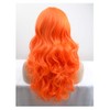 BERON 24" Stylish Long Curly Orange Hair Wig Party Perruque