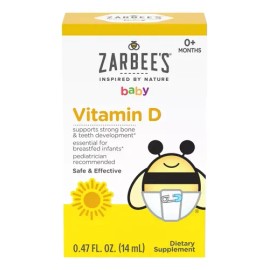 Vitamina D Zarbees Naturals Baby 10mcg Gotero Sabor Sin Sabor                                                                                         