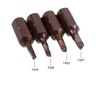 uxcell Triangular Bits Set 4-in-1 1/4 Inch Hex Shank Magnetic