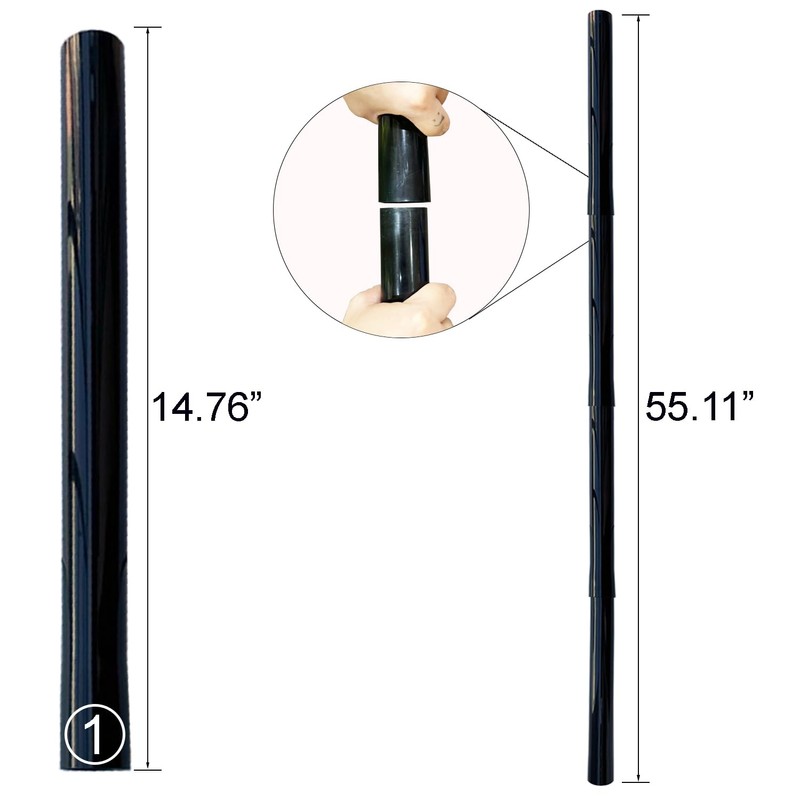 4Pack 1.25 Inch Vacuum Extension Wands with 1-1/4" Fitting (32mm)