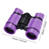 sourcing map Binoculars 4X30 Compact Foldable Binoculars Shock Proof Purple