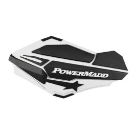 POWERMADD 1989-1998 FITS SUZUKI RMX250 SENTINAL HANDGUARDS (WHITE/BLACK) 34408