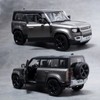 Brago 1:24 Land Rover Defender 2022 Grey Diecast Model Car