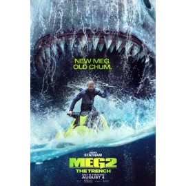 Meg 2: The Trench, 2023, DS, Original, One Sheet 27"x40",Rolled