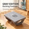 Ergonomic Rocking Footrest for Under Desk Use – Textured Massage