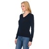 State Fusio Women's Basic V-Neck Sweater 100% Merino Wool Classic