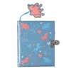 Smiggle Locking Notebook Diary Glam (Glitter Blue)