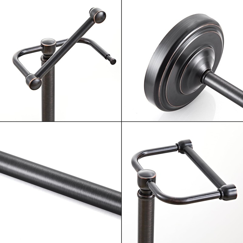 Toilet Paper Holder Stand, Oil Rubbed Bronze Toilet Paper Holder