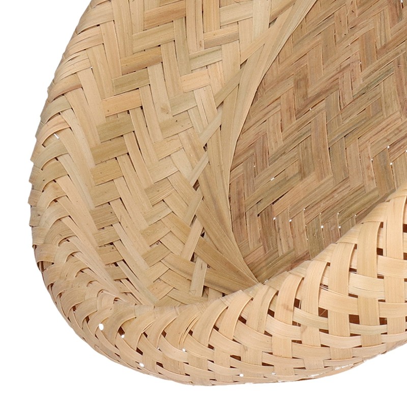 Round Bread Baskets Bamboo Hand Woven Fruits Vegetable Storage Basket