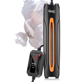 hygger 100W Aquarium Heater, Quartz Fish Tank Heater with LED Digital Display Thermostat Controller for 5-26 Gallon Freshwater Saltwater Tank