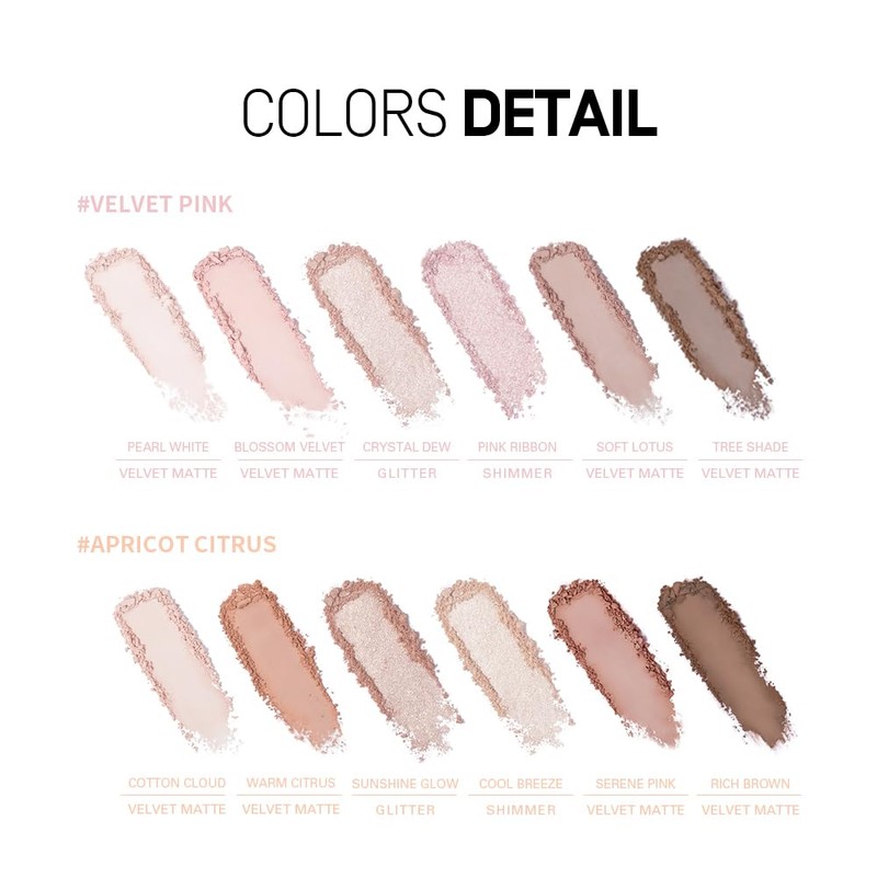 HEME Eye Color Palette 9g (Velvet Pink)