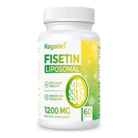 Fisetina 1200mg Inmunidad Salud Apoyo Cognitivo 60cap Sabor Sin Sabor                                                                                 