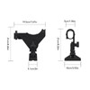 Fishing Rod Holder Clamp Base 360° Adjustable Rotating Weatherproof Open