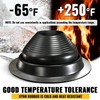 VIVIDA #6 EPDM Metal Roof Pipe Flashing Boot, Flexible Roof