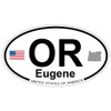 US Decal, Inc. Eugene, Oregon Oval Sticker