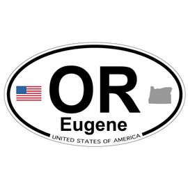 US Decal, Inc. Eugene, Oregon Oval Sticker
