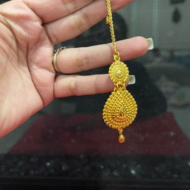 Traditional Nepali Indian Forehead Accessories Bindi for Women - Design: Oval