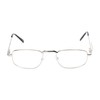 Rectangle Reading Glasses in Silver by Readers.com | The Anderson