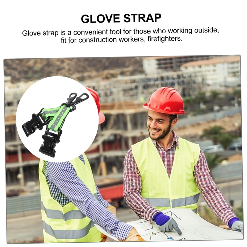 Mobestech Firefighter Glove Clips 2pcs Firefighter Glove Holder Black for