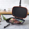 Double Sided Frying Pan, Kitchen Portable Non Stick Baking Pancake