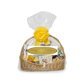 A1BakerySupplies® High Quality Gift Wrap Cellophane Bags Preimum Quality Bags Made in USA - 10 Pack 1.2 MIL (24 in x 30 in with Stickers)