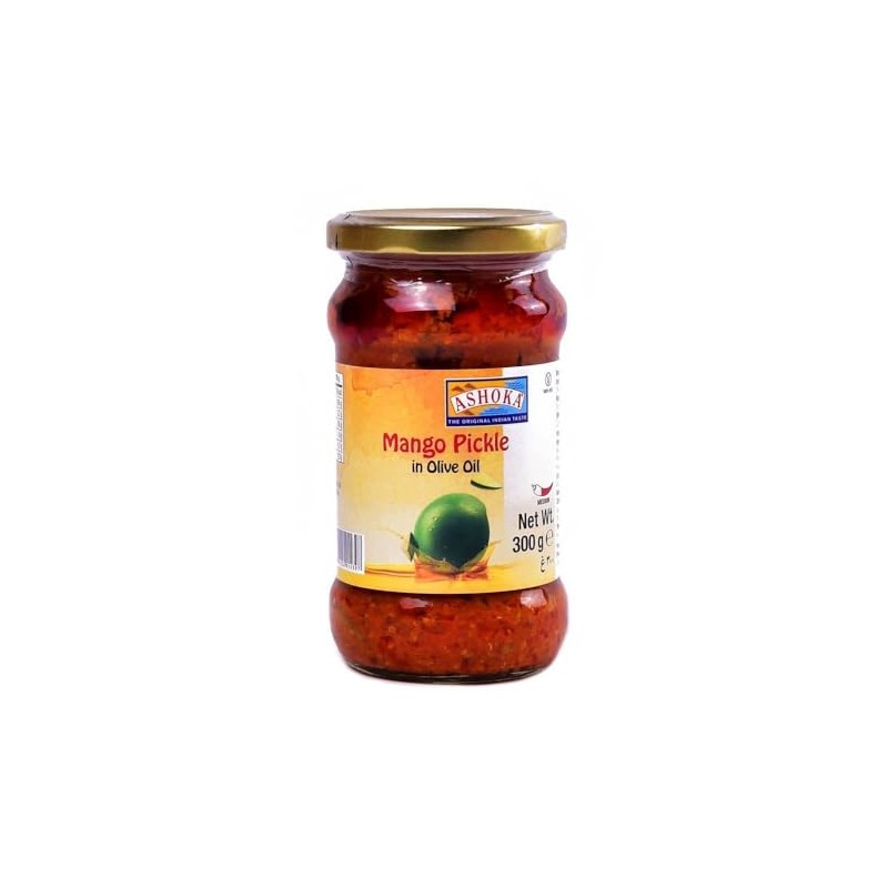 Ashoka Mango Pickle In Olive Oil Jars (3 X 300g)