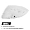 White Left Driver Side Replacement Mirror Cover Caps for 2020