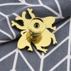 Pack of 2 Metal Knobs with Bee Motif Pull Handles