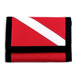 New Cordura Nylon Dive Flag Scuba Wallet with Diver Down Flag