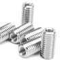 10Pcs Repair Nut Slotted Stainless Steel Thread Extension Reduce Sleeve