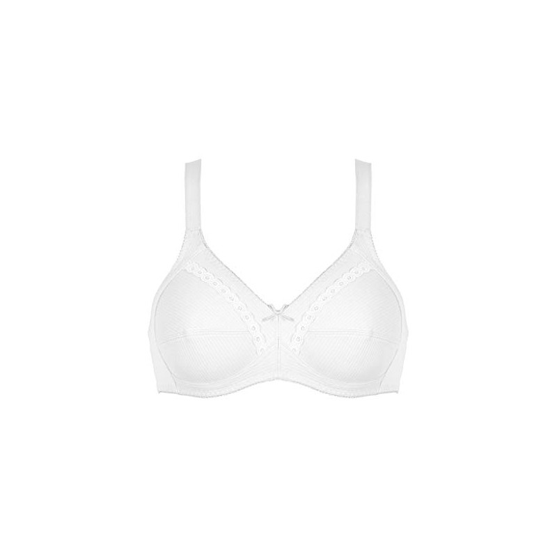 Naturana Women's Soft Cup Everyday Bra 86545, White, 38DD