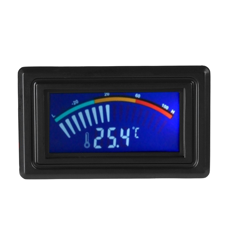 LCD Display Digital Water Cooling Thermometer Pointer Temperature Indicator 5V-24V