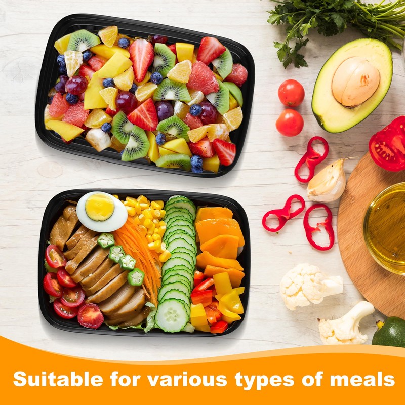 EnthuLove Meal Prep Containers, BPA-Free Reusable Food Prep Containers with