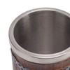 Viking Beer Mug with Handle 304 Stainless Steel Double Wall