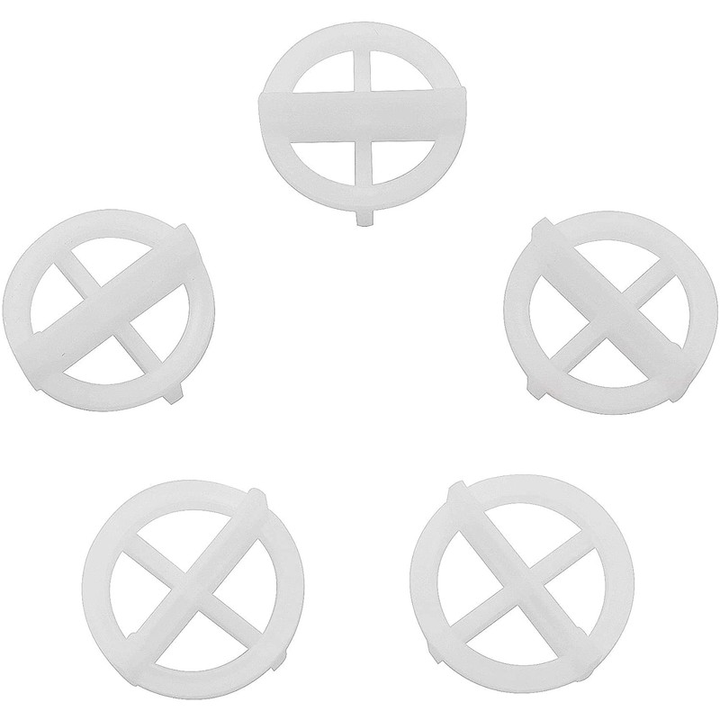 Longdex Tile Spacer 100PCS 1/16Inch/2mm White Removable Cross Tile Spacers