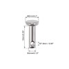 sourcing map Pack of 20 Fork Bolts Single Hole 3