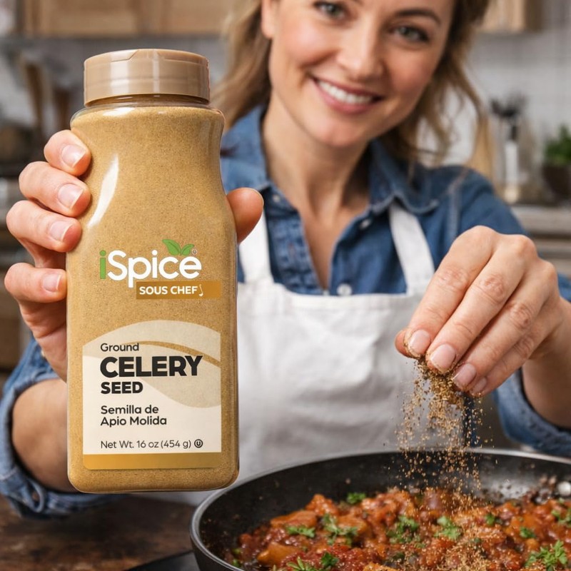 iSpice | Celery Seed Ground | Bulk Size | Gourmet