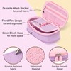 rockpapa Expandable Cute Pencil Case for Girls, Aesthetic Pencil Case