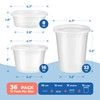 Fit Meal Prep 36 Pack 8 16 32 oz Deli