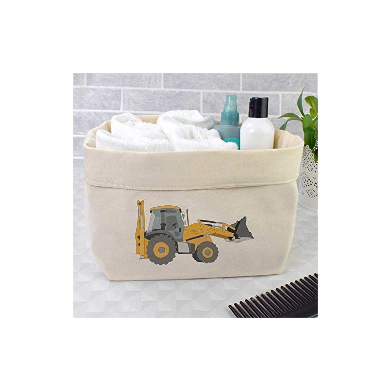 Azeeda Large 'Digger Truck' Canvas Organiser/Storage Bag (OR00013552)